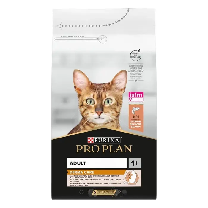 Pro Plan Derma Care Somonlu Tüy Sağlığı Destekleyici Yetişkin Kedi Maması 1,5kg