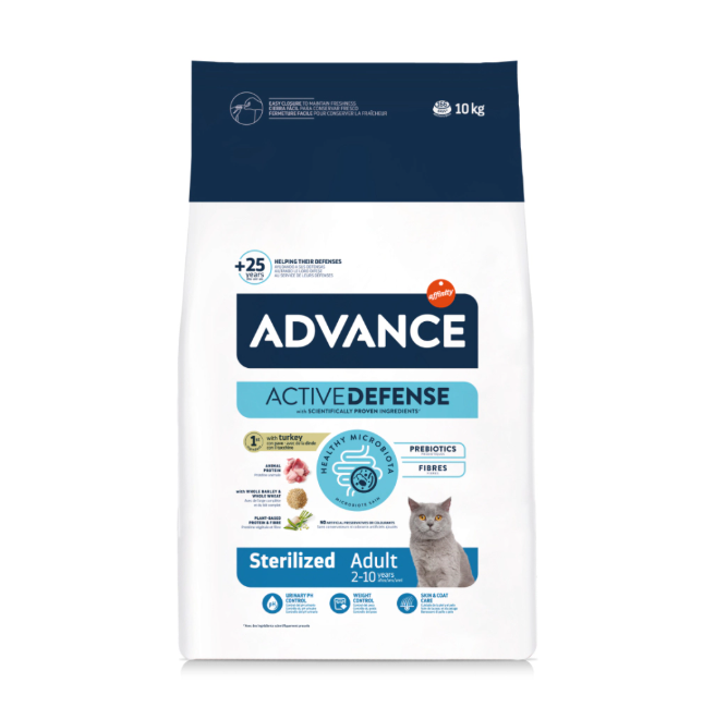 Advance Sterilized Adult Hindili Kısırlaştırılmış Kedi Maması 15kg