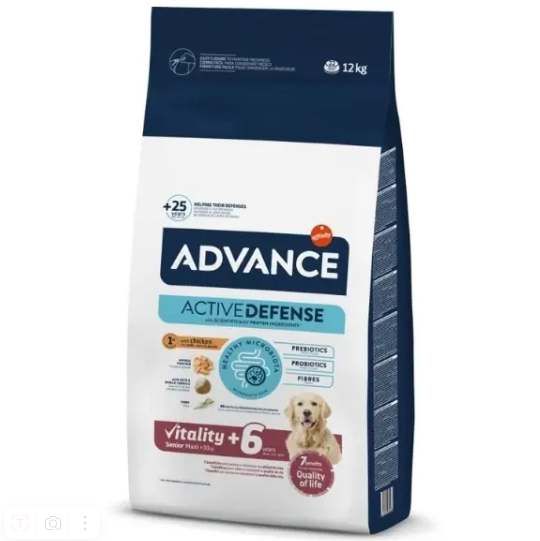 Advance Senior Maxi Tavuklu Büyük Irk Yaşlı Köpek Mamas 14 Kg