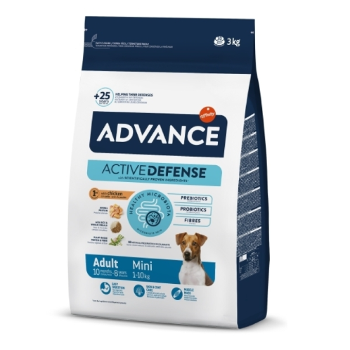 Advance Mini Adult Tavuklu Küçük Irk Yetişkin Köpek Maması 3 kg