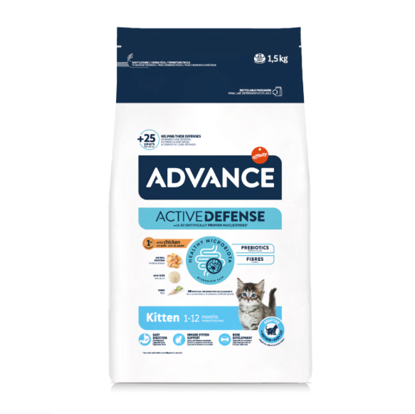 Advance Kitten Tavuklu Yavru Kedi Maması 1,5 kg