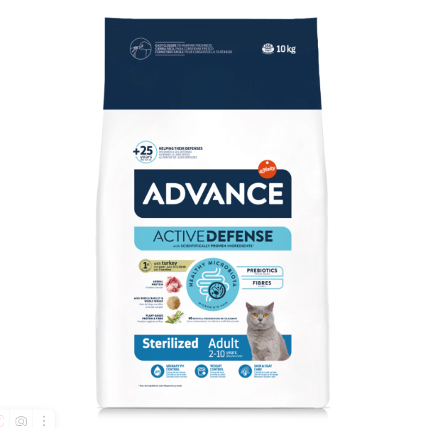 Advance Sterilized Adult Hindili Kısırlaştırılmış Kedi Maması 1,5 kg