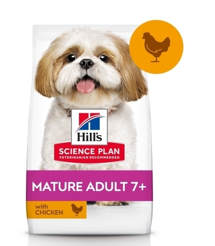 Hill's SCIENCE PLAN Small&Mini Mature Adult 7+ Tavuklu ve Hindili Küçük Irk Yaşlı Köpek Maması 1,5 kg