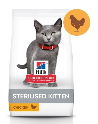 Hill's SCIENCE PLAN Tavuklu Kısırlaştırılmış Yavru Kedi Maması 1,5 kg