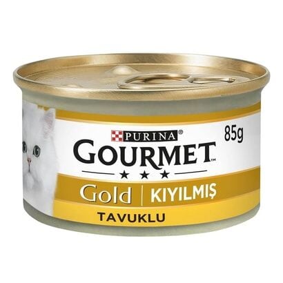 Gourmet Gold Kıyılmış Tavuklu Yetişkin Kedi Konservesi 85 gr