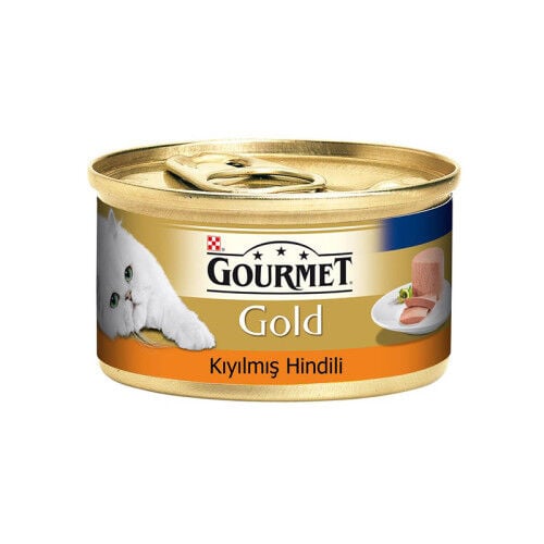 Gourmet Gold Kıyılmış Hindili Kedi Konservesi 85 gr