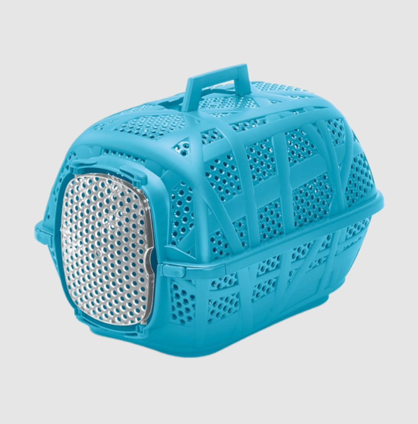 IMAC Carry Sport Kedi ve Küçük Irk Köpek Taşıma Çantası 48,5x34x32 cm (Mavi)