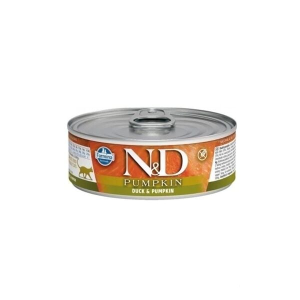 N&D 2093 Pumpkin Balkabaklı Ördekli Tahılsız Yetişkin Kedi Konservesi 70 gr