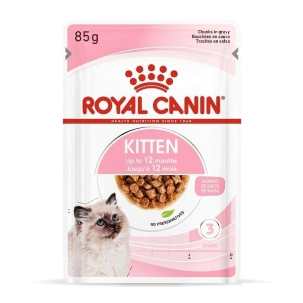 Royal Canin Pouch Kitten Sos İçinde Yavru Kedi Konservesi 85 gr