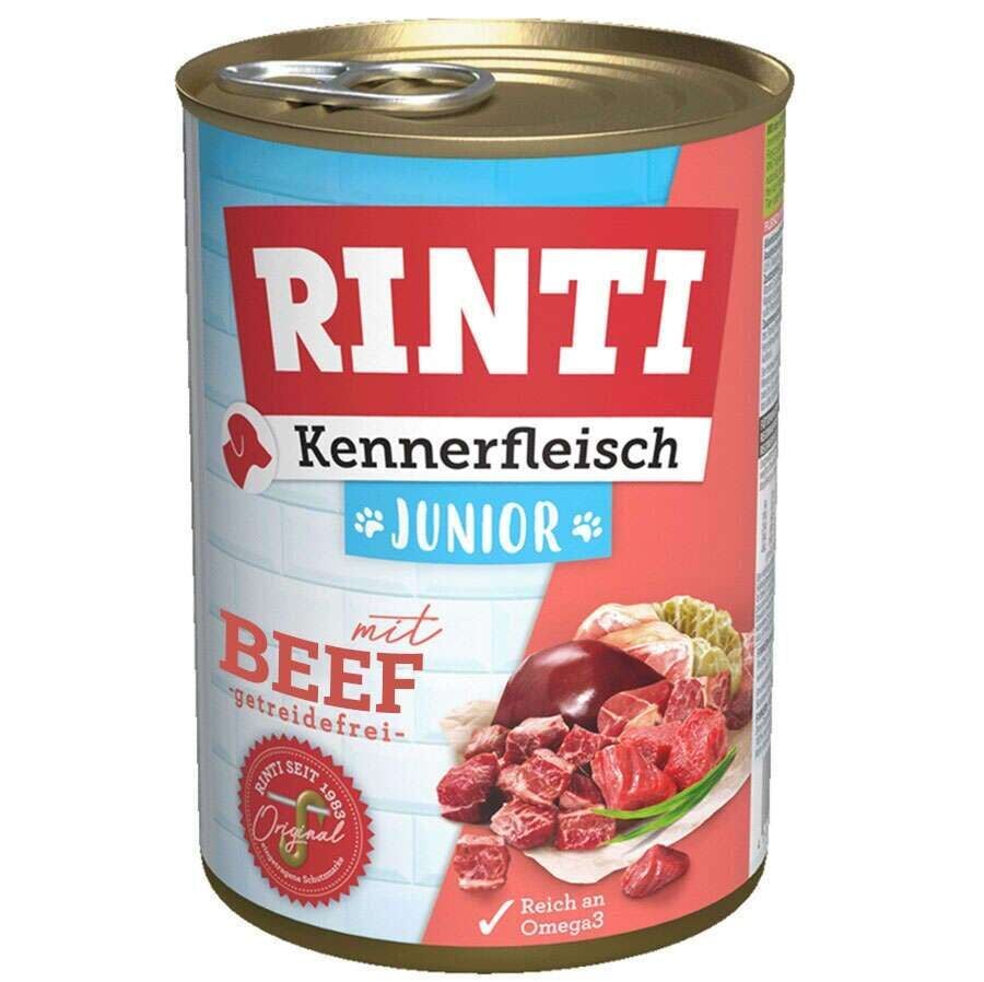 Rinti Gurme Junior Beef Dana Etli Yavru Köpek Konservesi 400 Gr