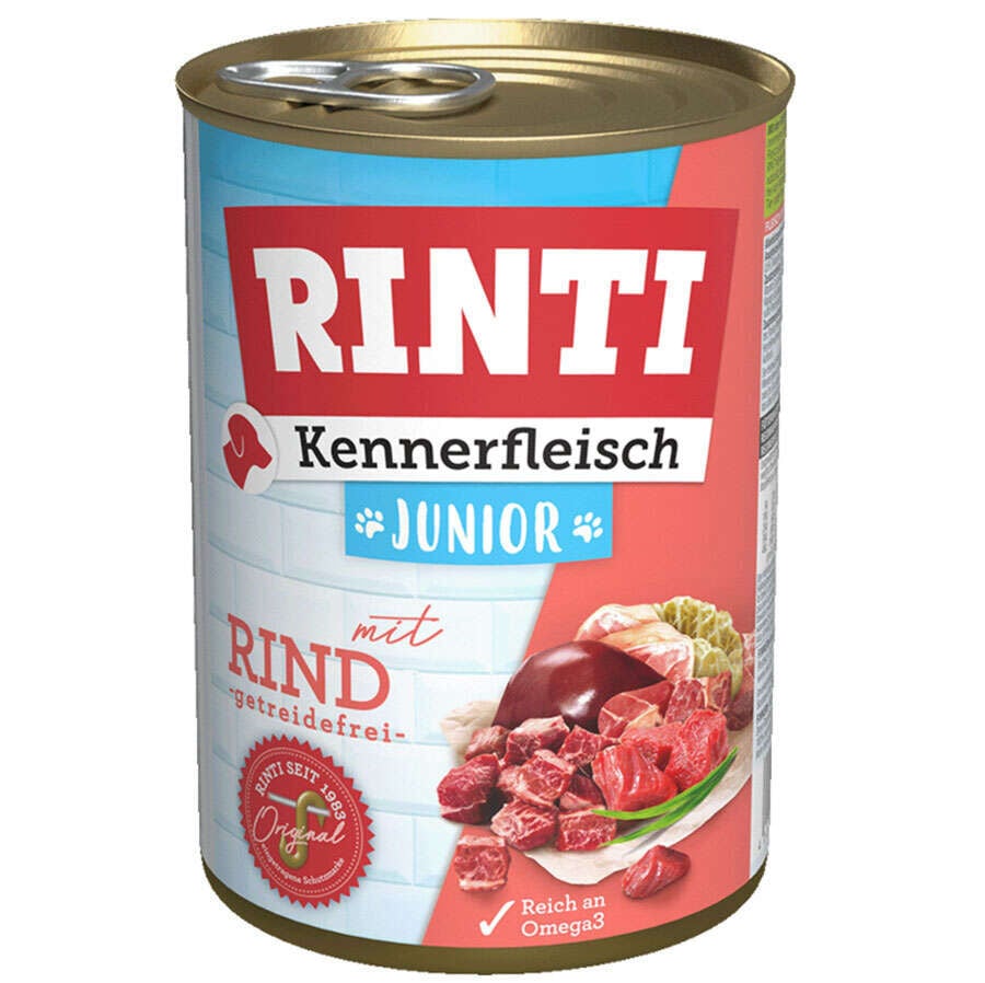 Rinti Junior Rind Dana Etli Yavru Köpek Konservesi 400 Gr