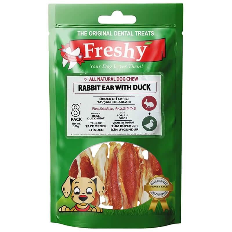 Freshy Ördek Eti Kaplı Tavşan Kulağı 100 Gr