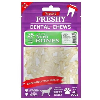 Freshy White Dental Bones 5 Cm 25'Li Paket