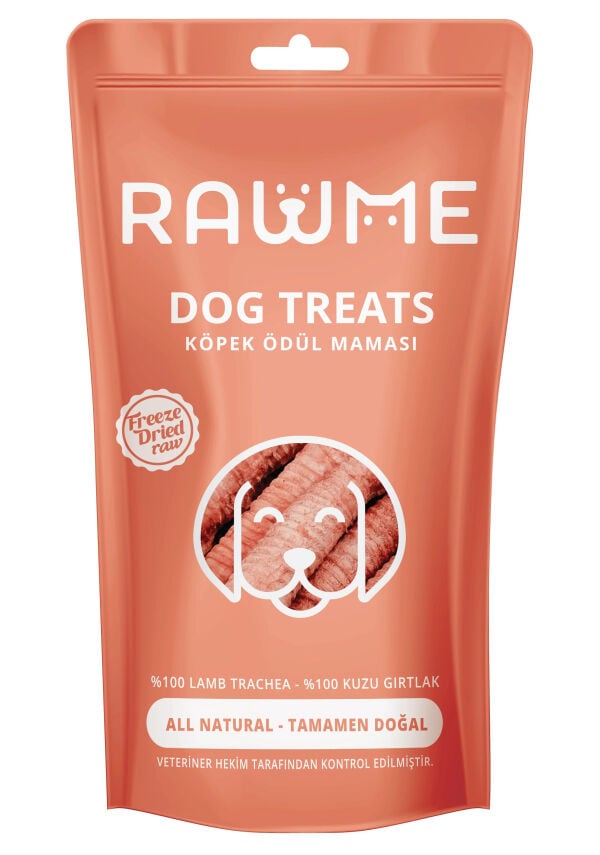 Raw Me Kuzu Gırtlak Köpek Ödülü 90 gr
