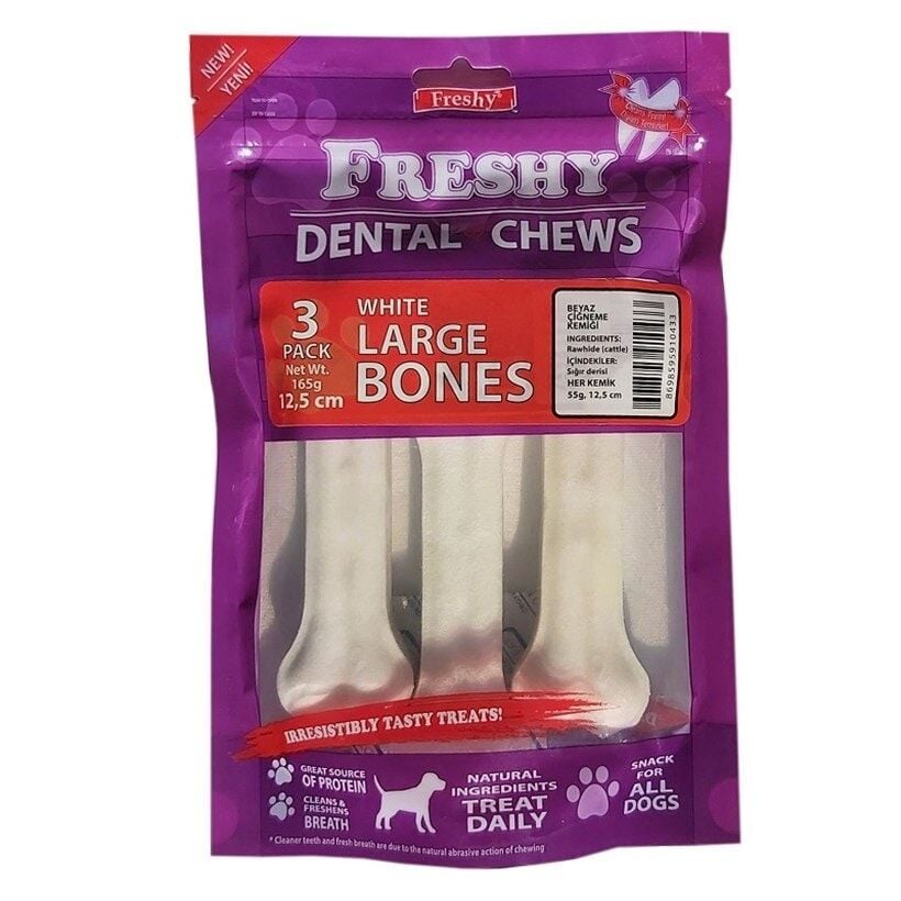 Freshy Beyaz Dental Kemik 12,5 Cm 3 Adet
