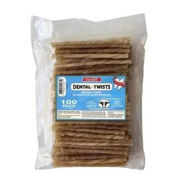 Freshy Naturel Dental Burgu Çiğneme Çubuğu 100 Adet