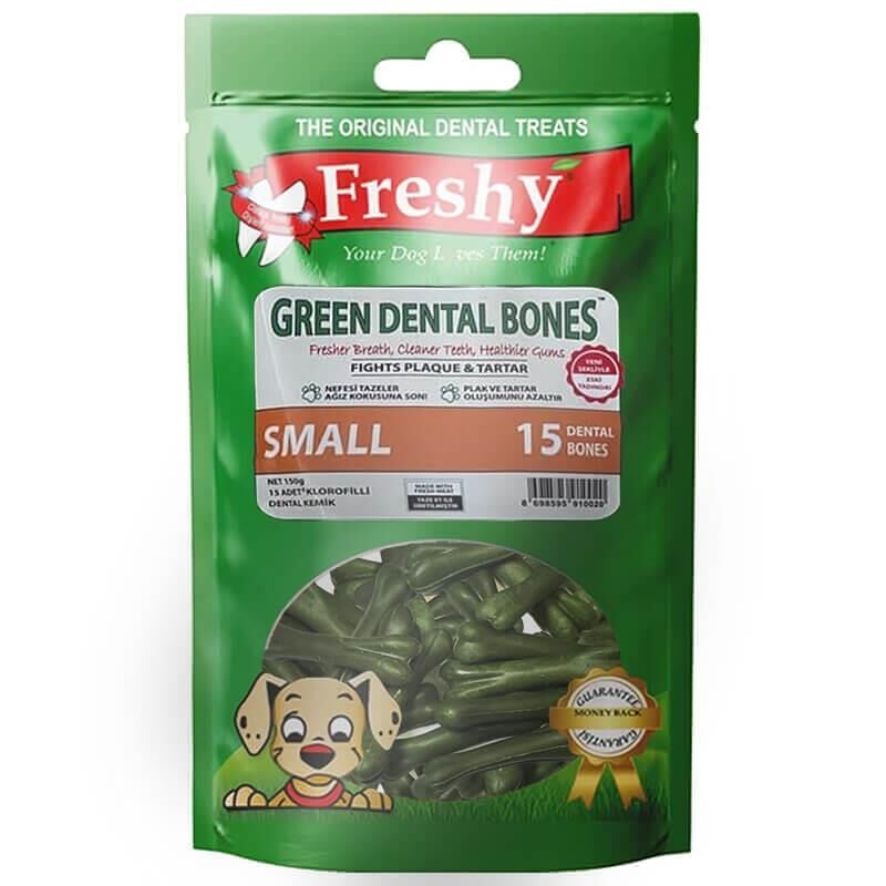 Freshy Ağız kokusu Önleyici Kemikler 150 Gr 15 Adet Small