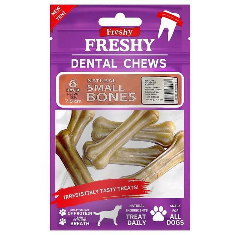 Freshy Dental Natural Kemik Small 6 Adet